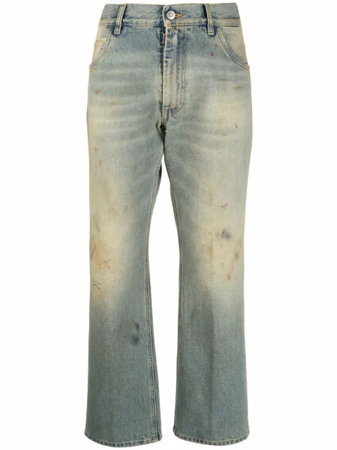 Maison Margiela جينز فلير ممزق