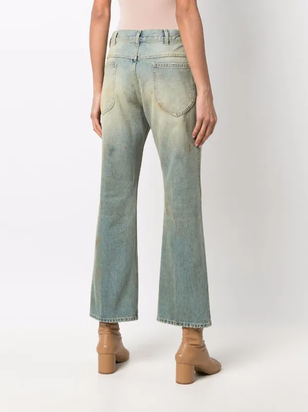 Maison Margiela Distressed Flared Jeans 