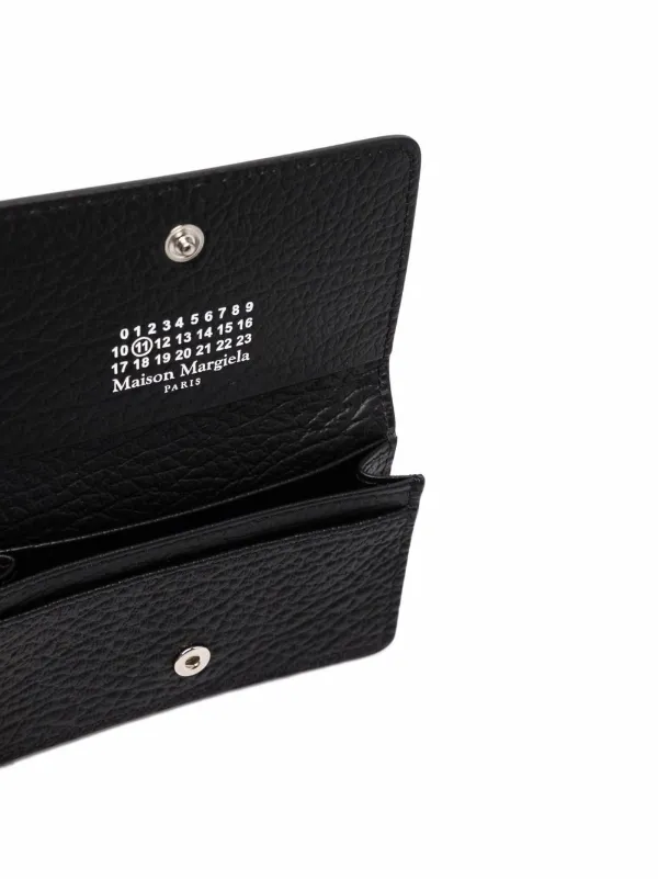 four-stitch leather wallet