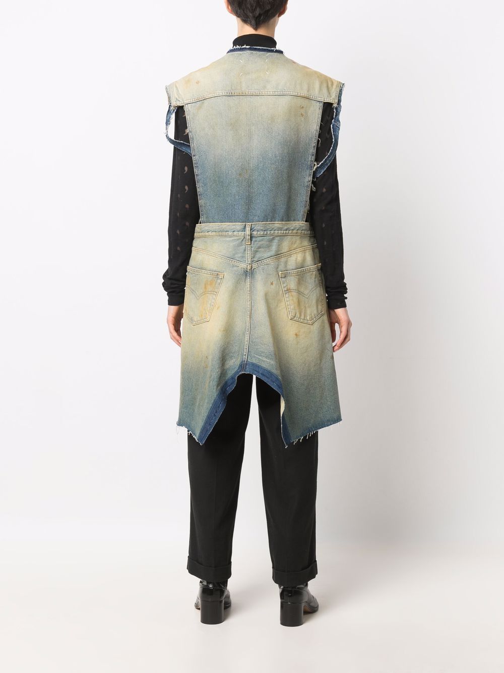 Maison Margiela Derelict asymmetric denim gilet Women