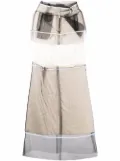 Maison Margiela patchwork layered dress - Neutrals