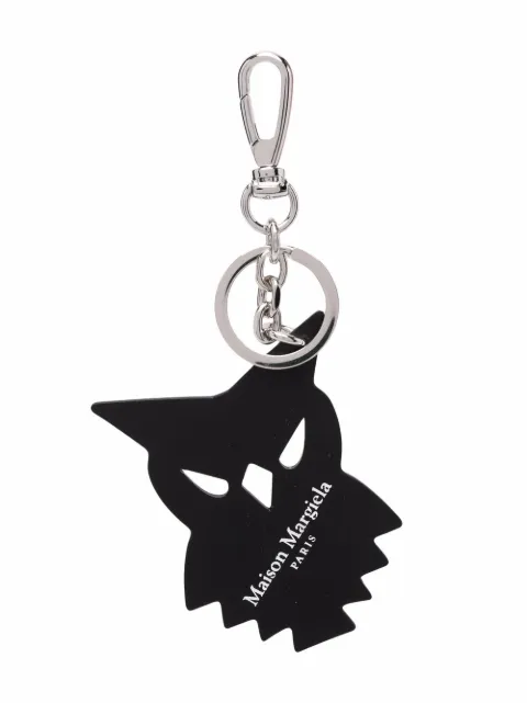 Maison Margiela Chaveiro de metal com estampa de logo