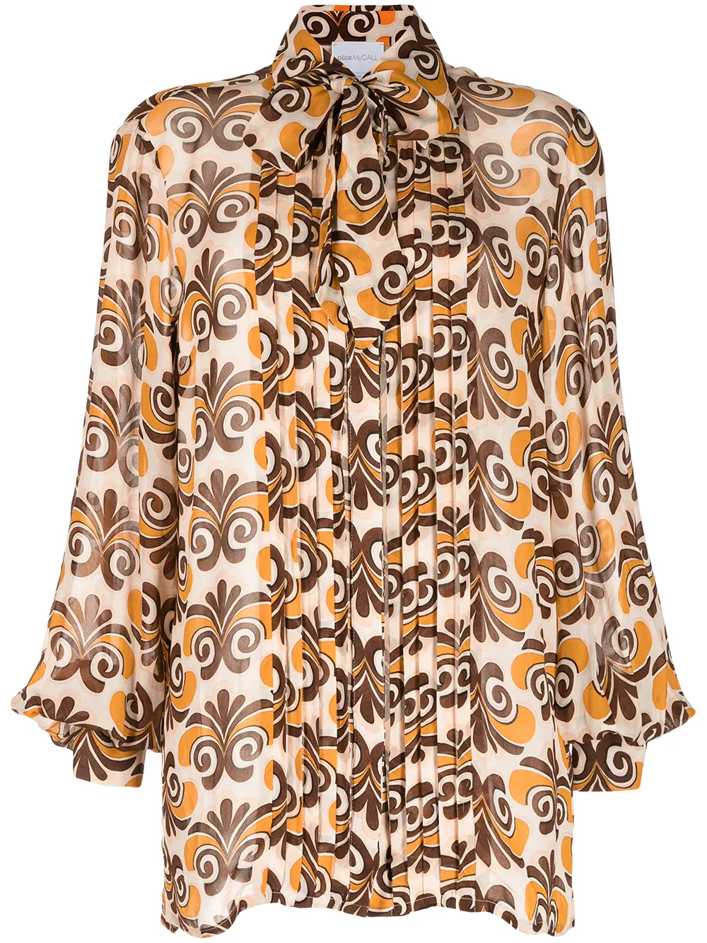 

Alice McCall blusa con estampado Wonderland - Naranja