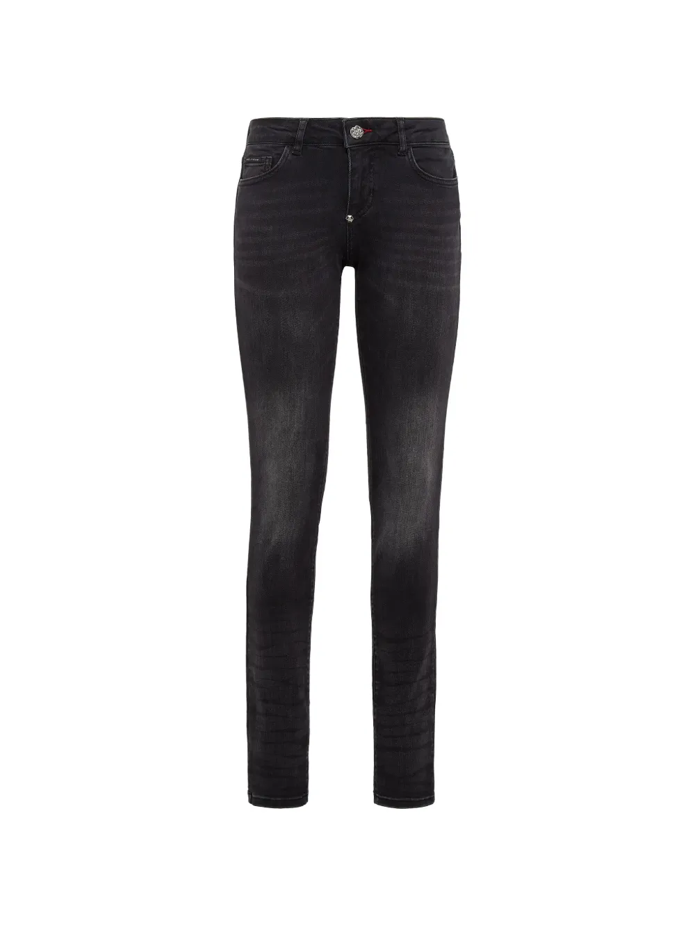 Philipp Plein slim-fit high-waist denim jeans - Nero