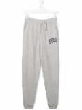 POLO RALPH LAUREN KIDS logo-print cotton track trousers - Grey