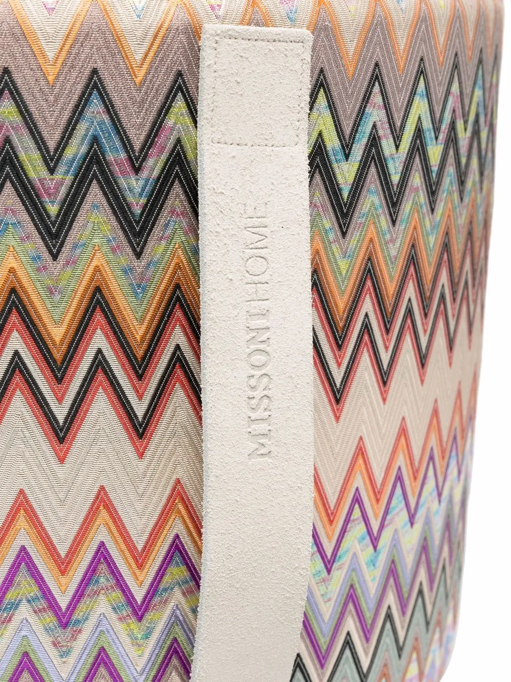  Missoni Home Hocker Mit Zickzackmuster   Nude 