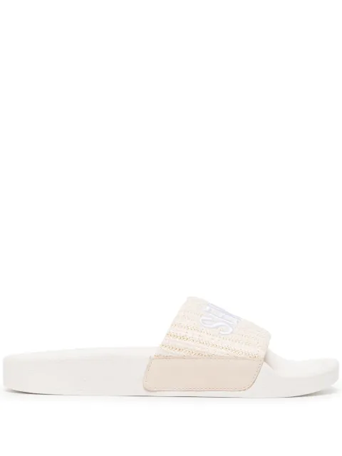 Senso Elly II logo-embroidered slides