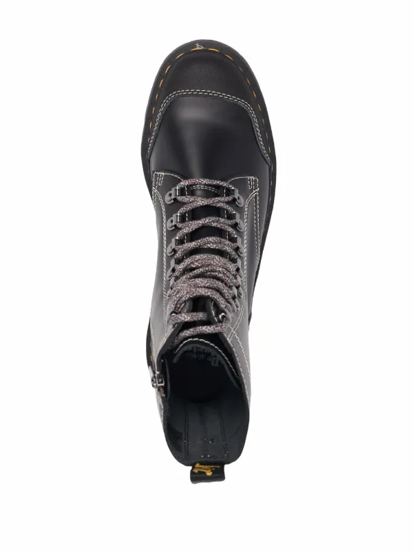 Dr. Martens Moreno contrast-stitching Platform Boots - Farfetch