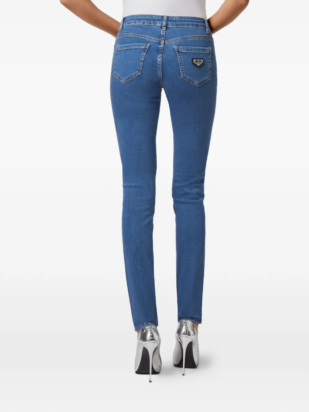 Philipp Plein Skinny jeans Blauw