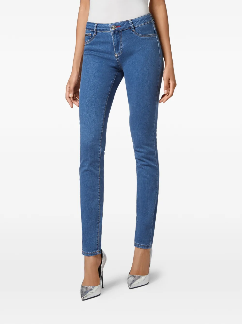 Philipp Plein Skinny jeans Blauw