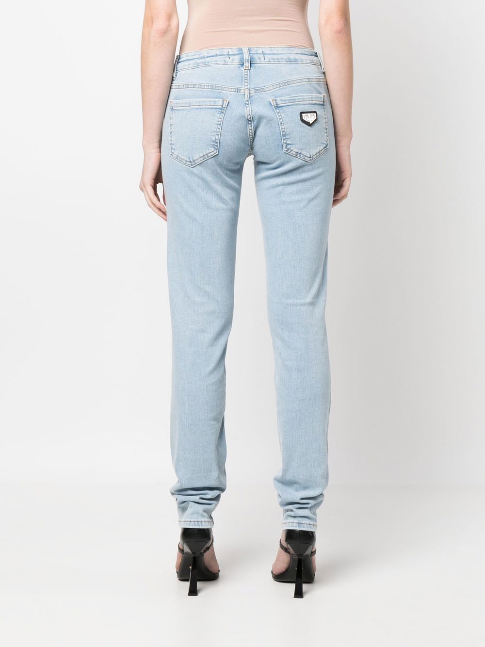 Philipp Plein light-wash slim-cut jeans Women