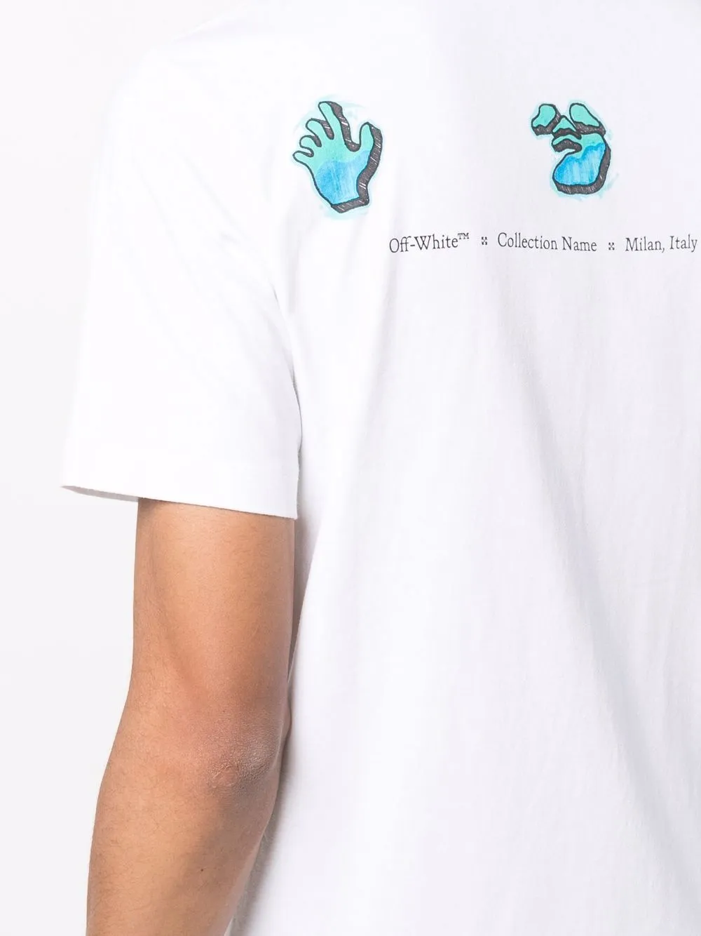 фото Off-white футболка с логотипом