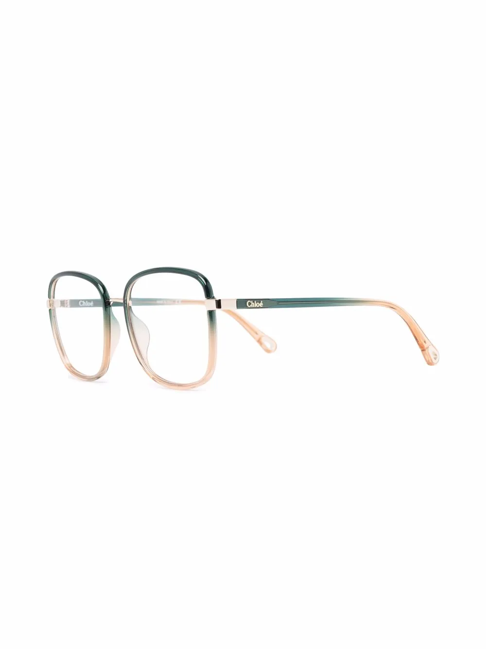 Chloé Eyewear Bril met vierkant montuur - Groen