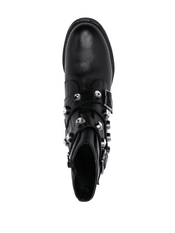 kurt geiger studded ankle boots