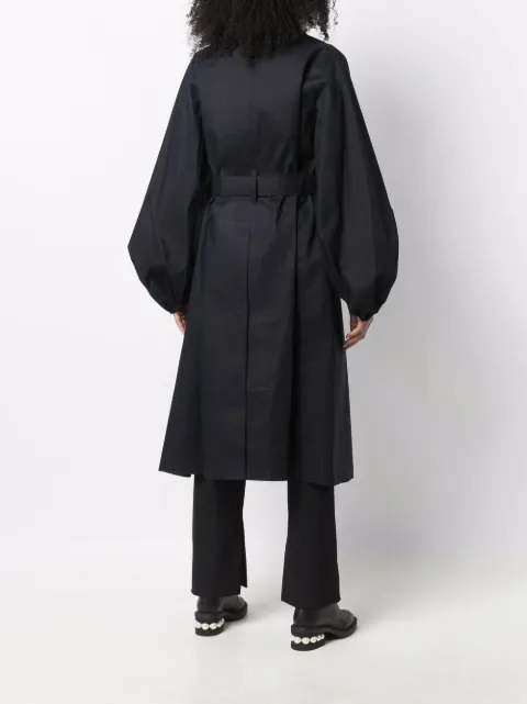 Cecilie Bahnsen Helen belted puff-sleeve trench coat EDI0026 - 3