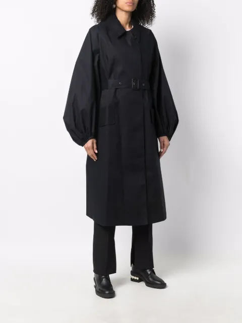 Cecilie Bahnsen Helen belted puff-sleeve trench coat EDI0026 - 2