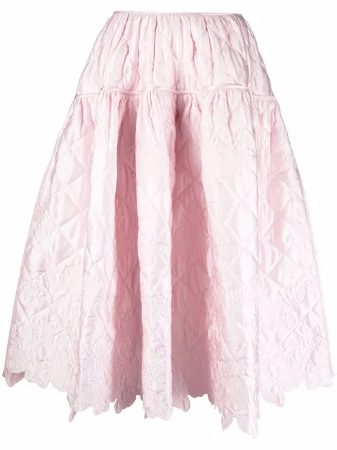Cecilie Bahnsen diamond-quilted Joy skirt