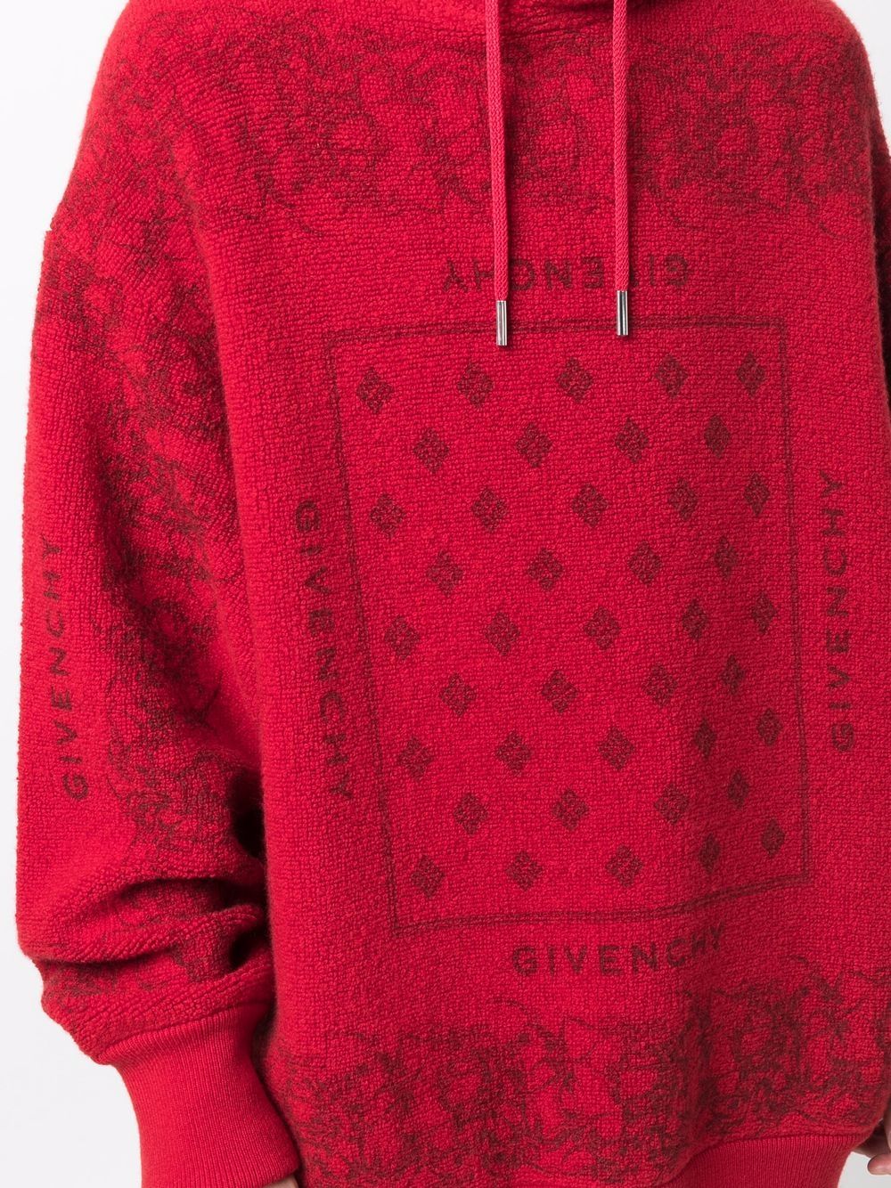 фото Givenchy шерстяное худи с принтом