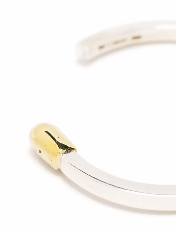 M.Cohen オープンカフブレスレット | シルバートーン | FARFETCH JP