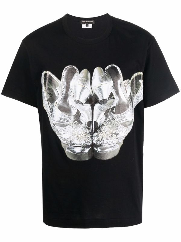 Comme Des Garçons Homme Plus Printed round-neck T-shirt - Farfetch