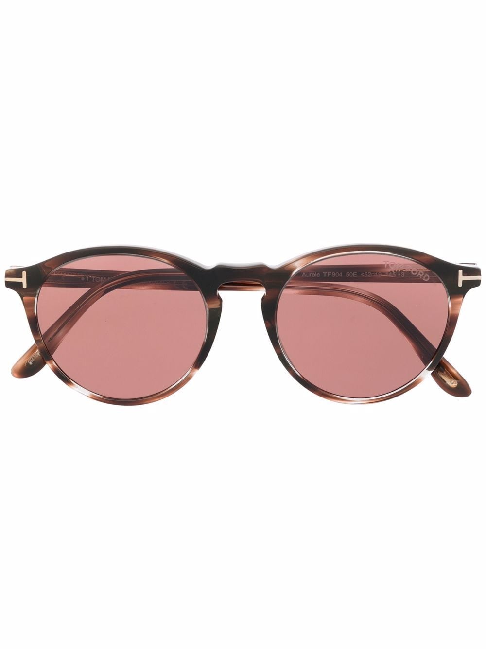 фото Tom ford eyewear солнцезащитные очки aurele в круглой оправе