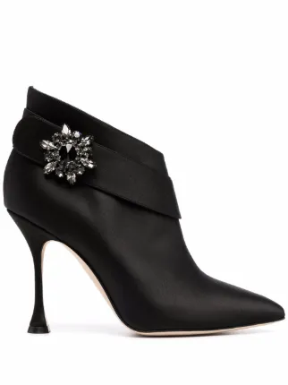 Manolo Blahnik Danka Embellished Ankle 