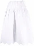 Cecilie Bahnsen Rosie quilted skirt - White