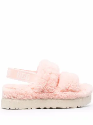 ugg fluffy sandals