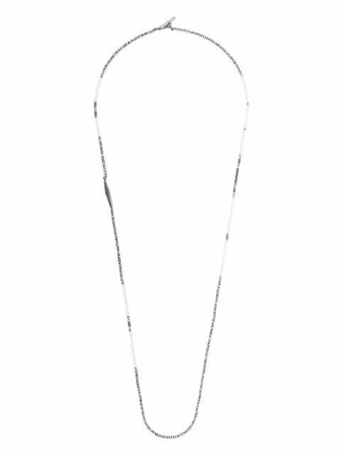 M.Cohen long beaded necklace