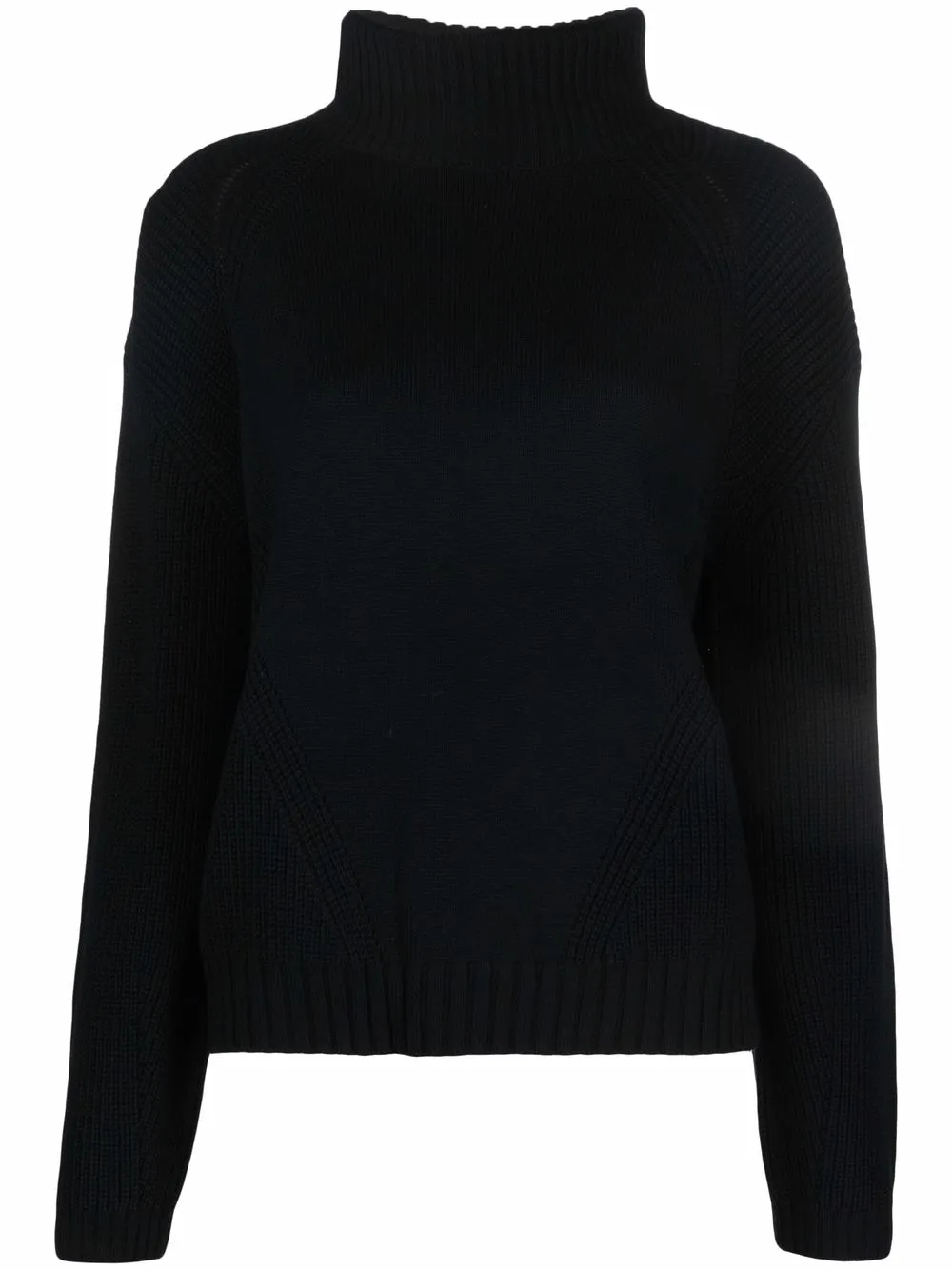 

Patrizia Pepe suéter con ribete de canalé - Negro