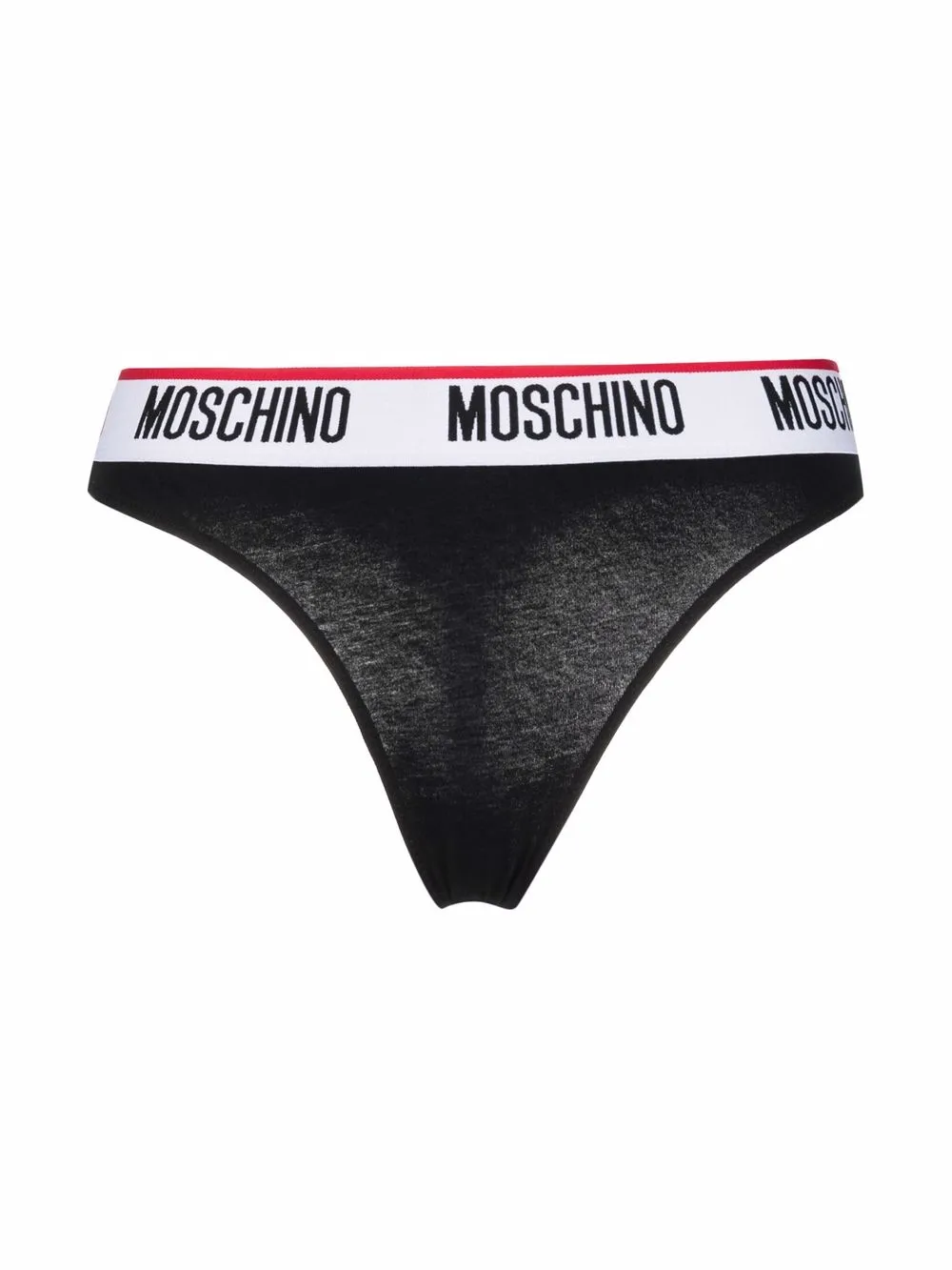 фото Moschino комплект из двух трусов-стрингов с логотипом