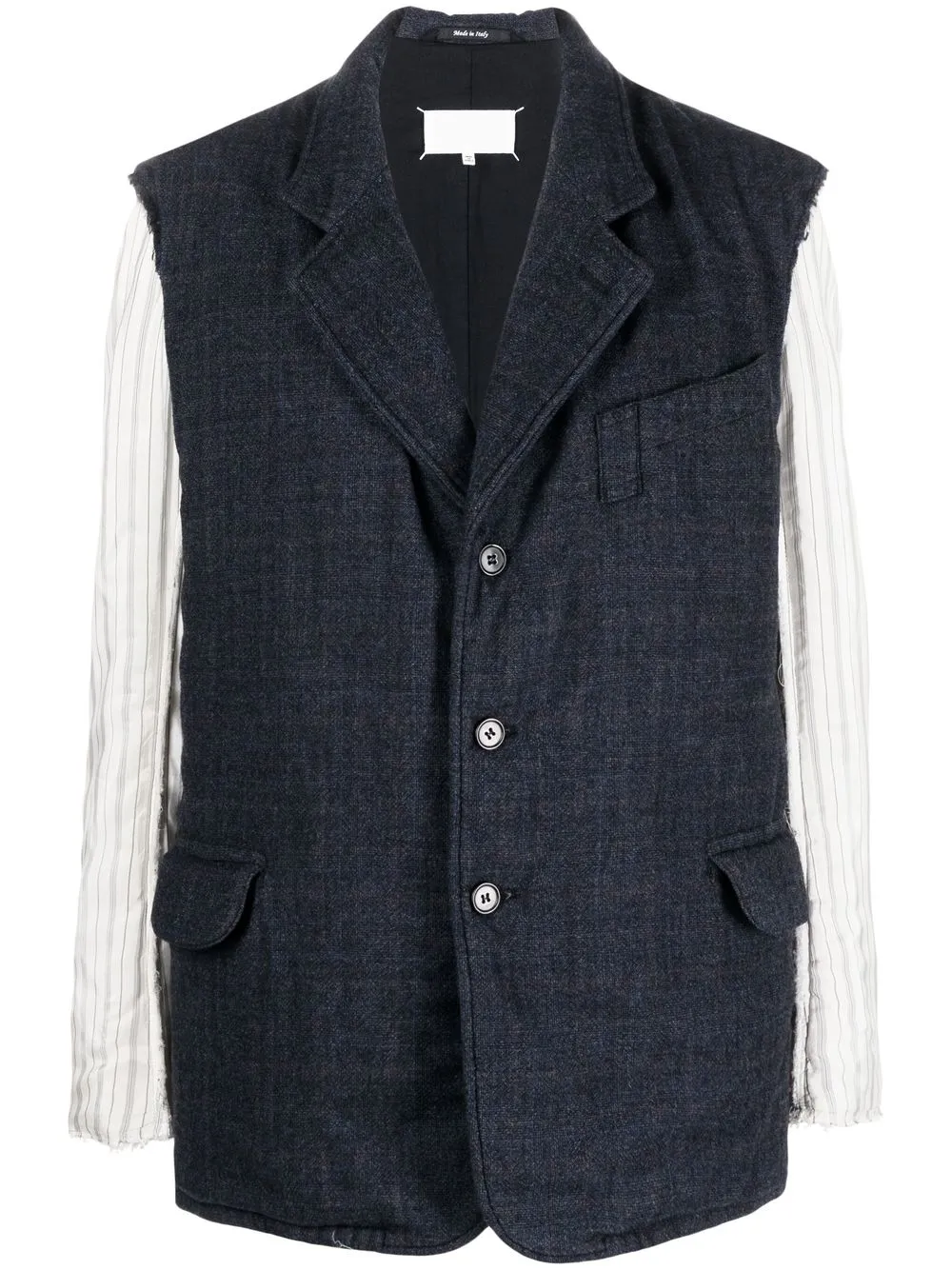 

Maison Margiela abrigo con botones - Azul