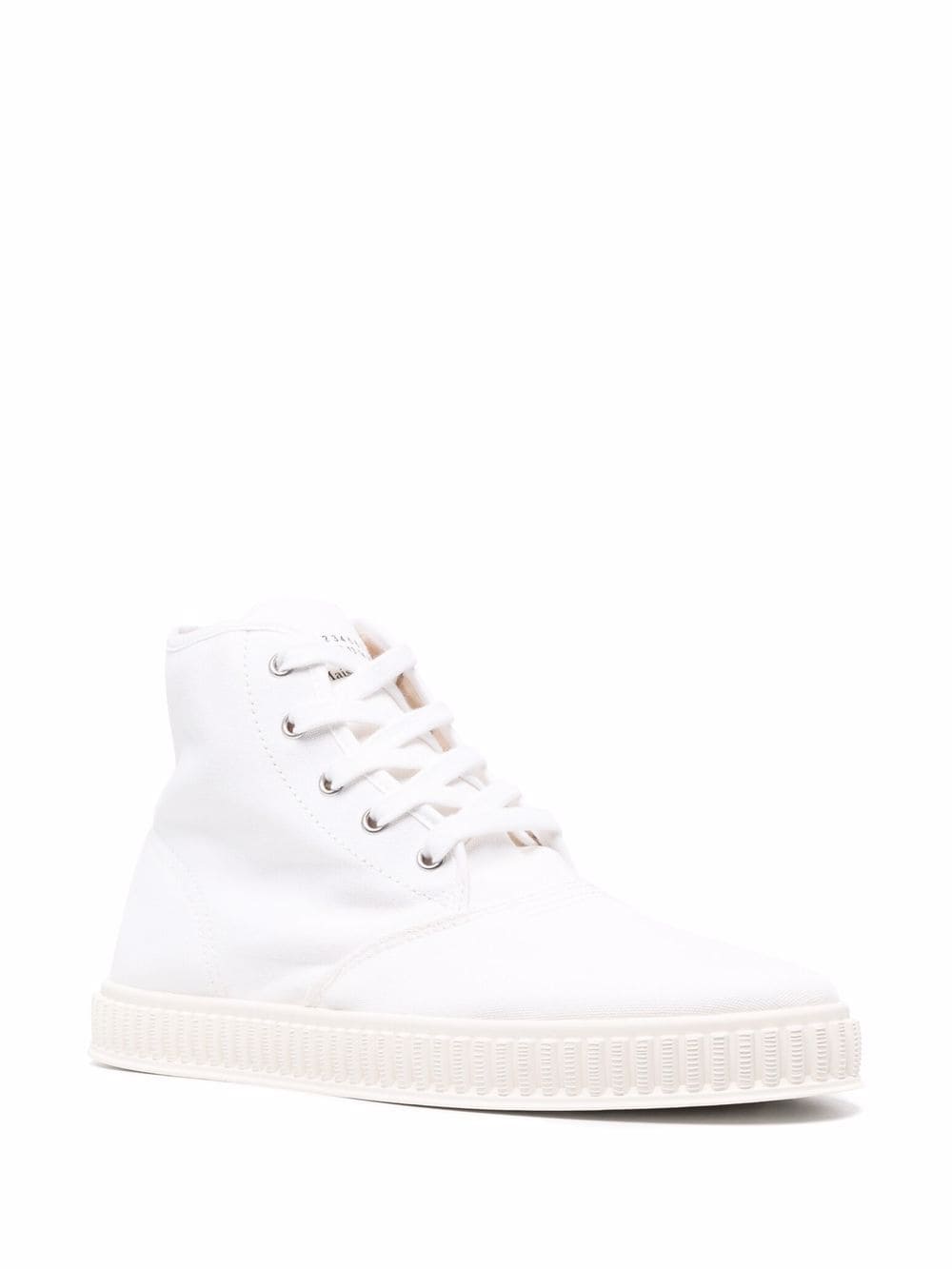 Maison Margiela Logo Print high-top Sneakers - Farfetch