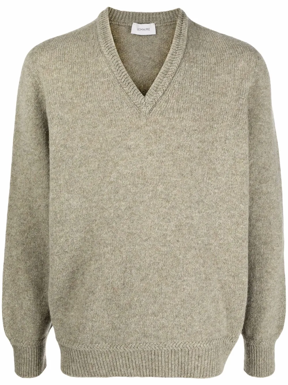 LEMAIRE Seamless V-neck Wool Jumper - Farfetch