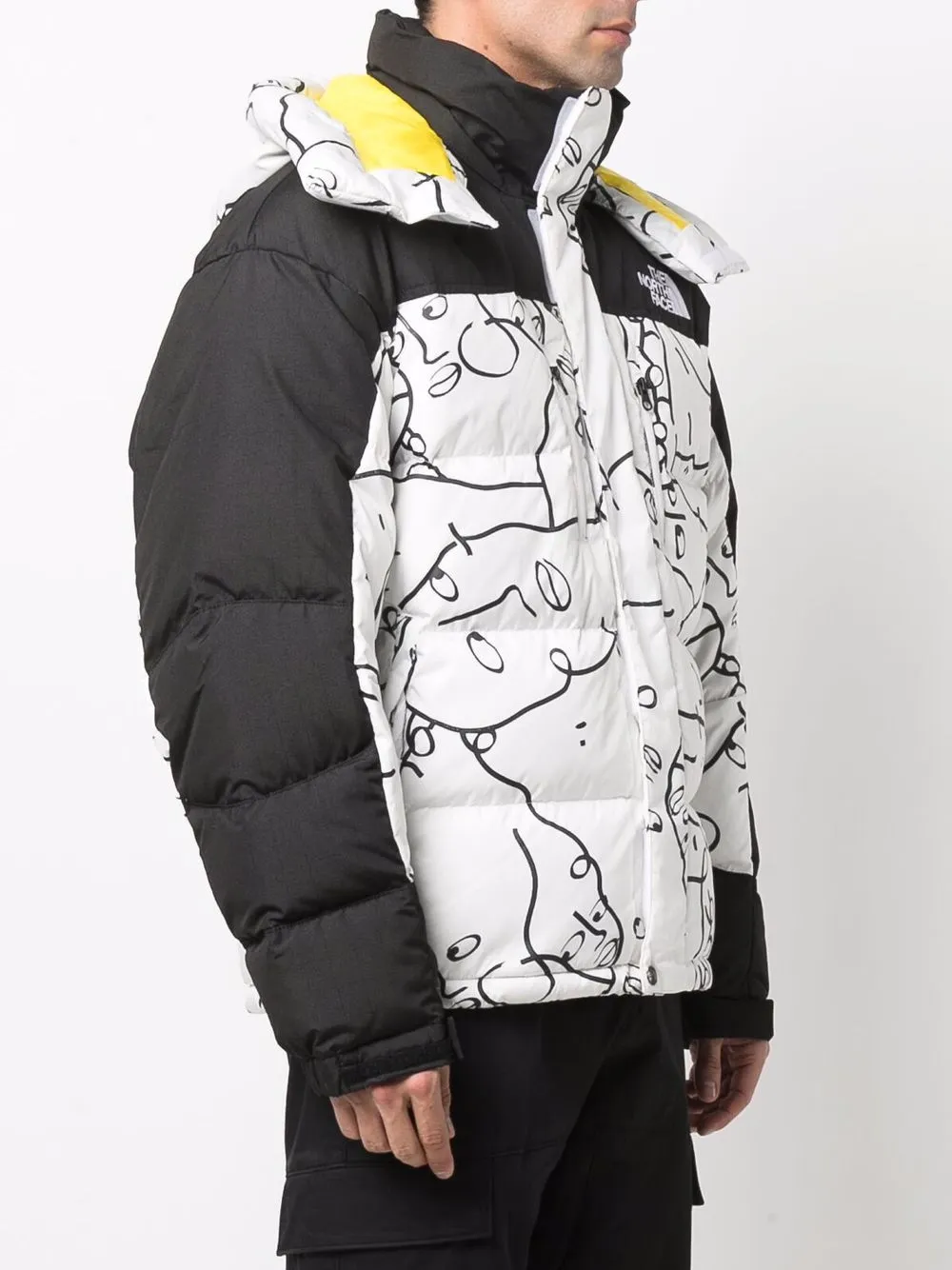 Tnf white broken grid logo print clearance