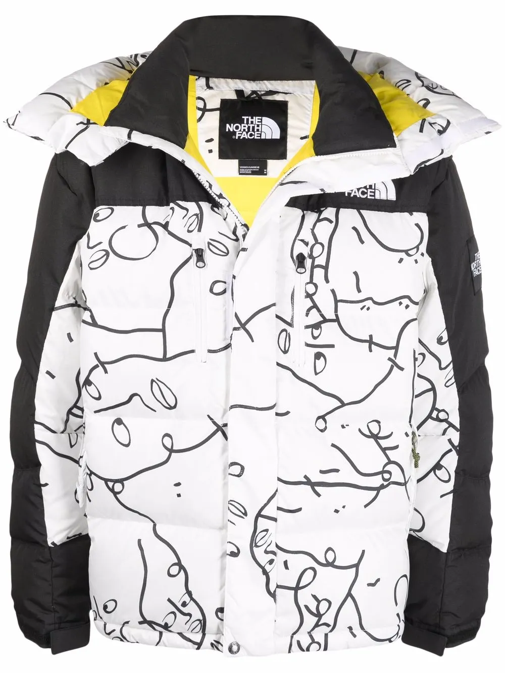 The North Face graphic print Puffer Jacket Farfetch