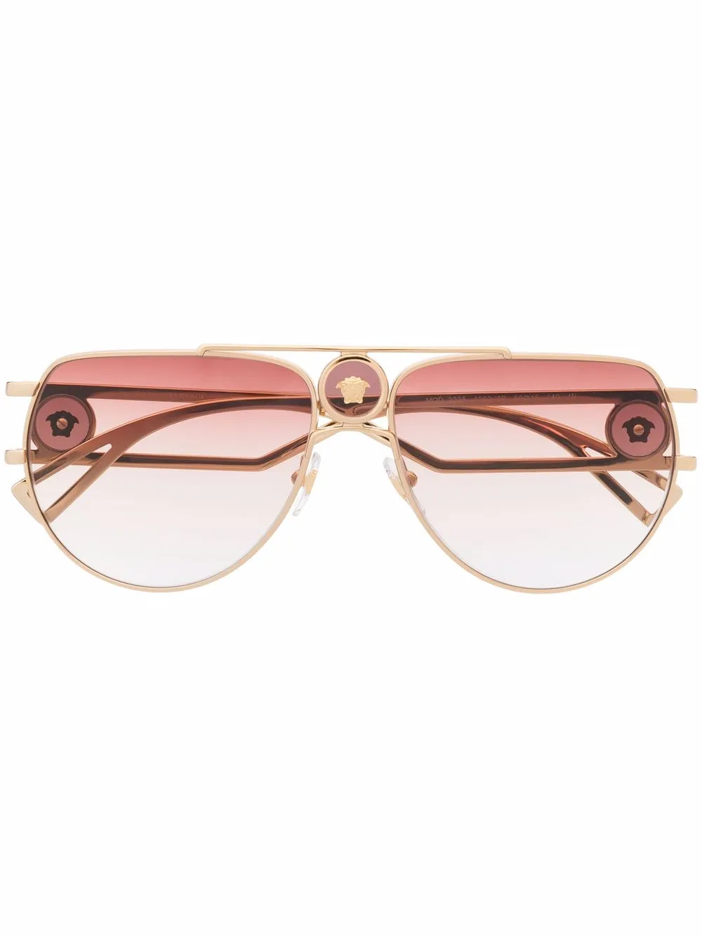 Versace Eyewear Gradient pilot-frame Sunglasses - Farfetch