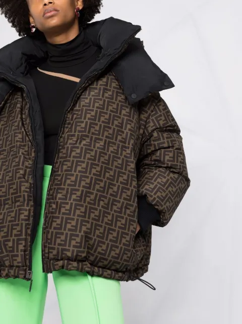 women's reversible fendi coat