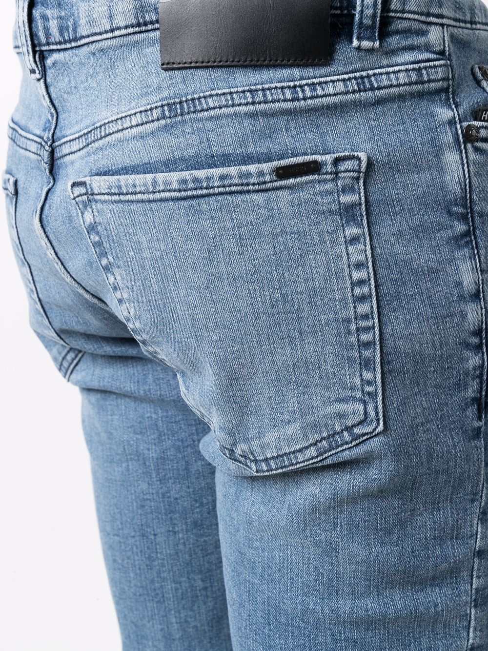 фото Hugo джинсы скинни с эффектом потертости