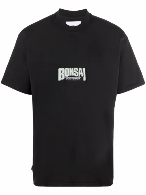 Bonsai Enlightenment embroidered-logo T-shirt
