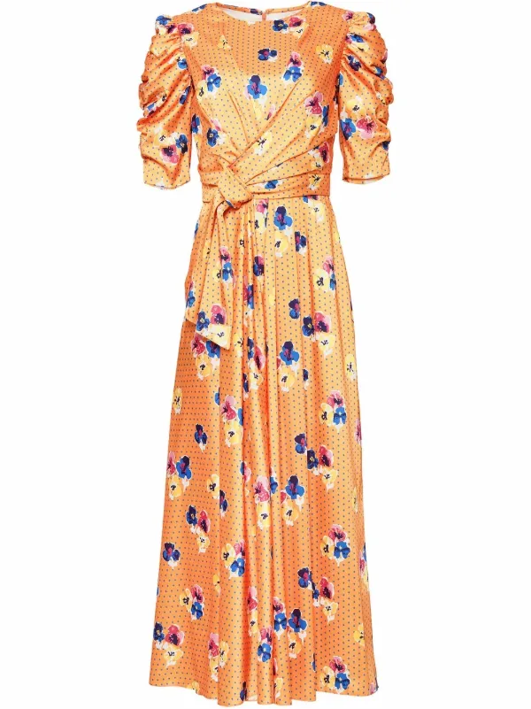 Carolina Herrera Vestido Midi Con Detalle De Nudo - Farfetch