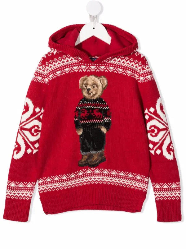 Ralph Lauren Kids Polo Bear Hooded 