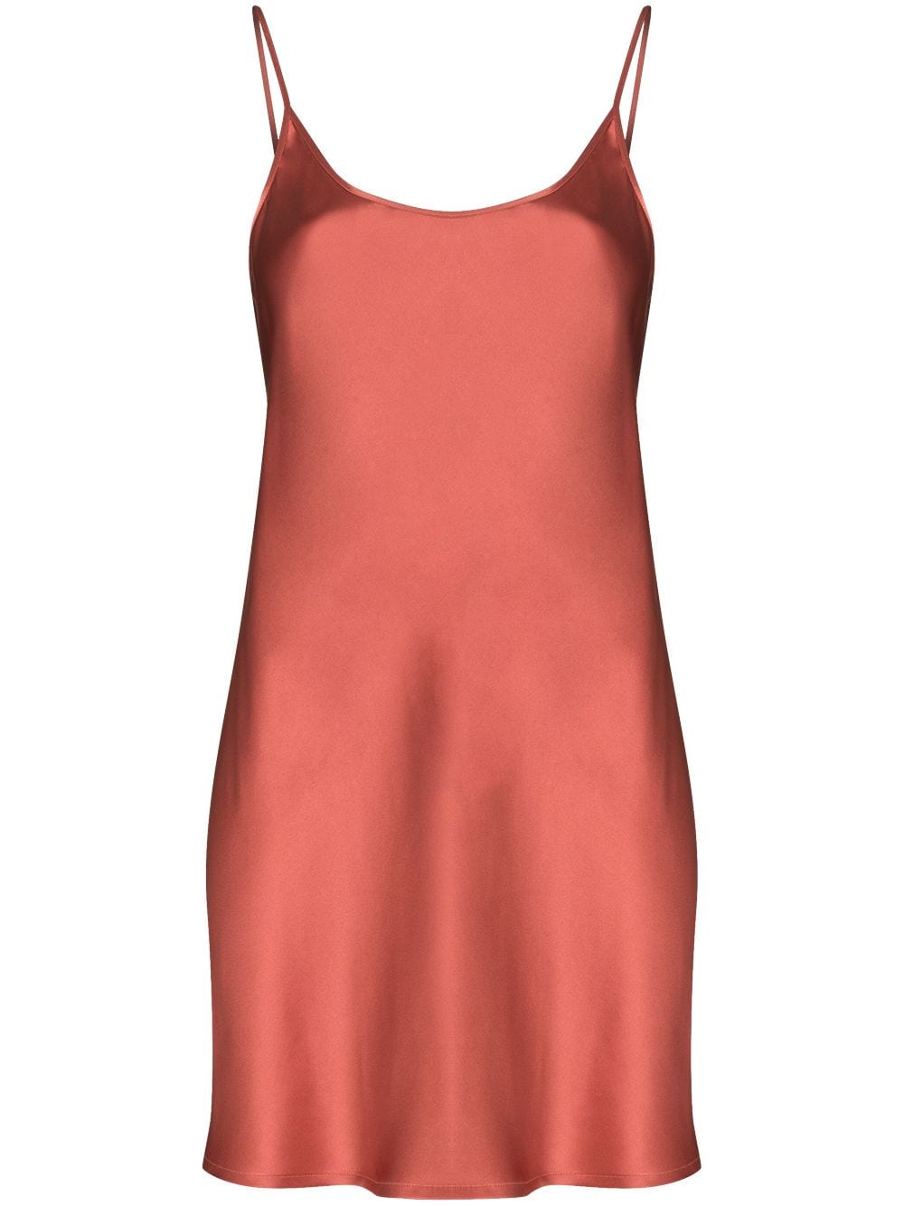 

La Perla slip dress de seda - Naranja