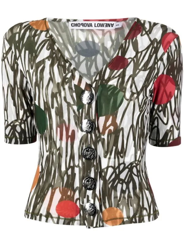 Chopova Lowena メッシュブラウス - Farfetch Chopova Lowena メッシュブラウス - Farfetch