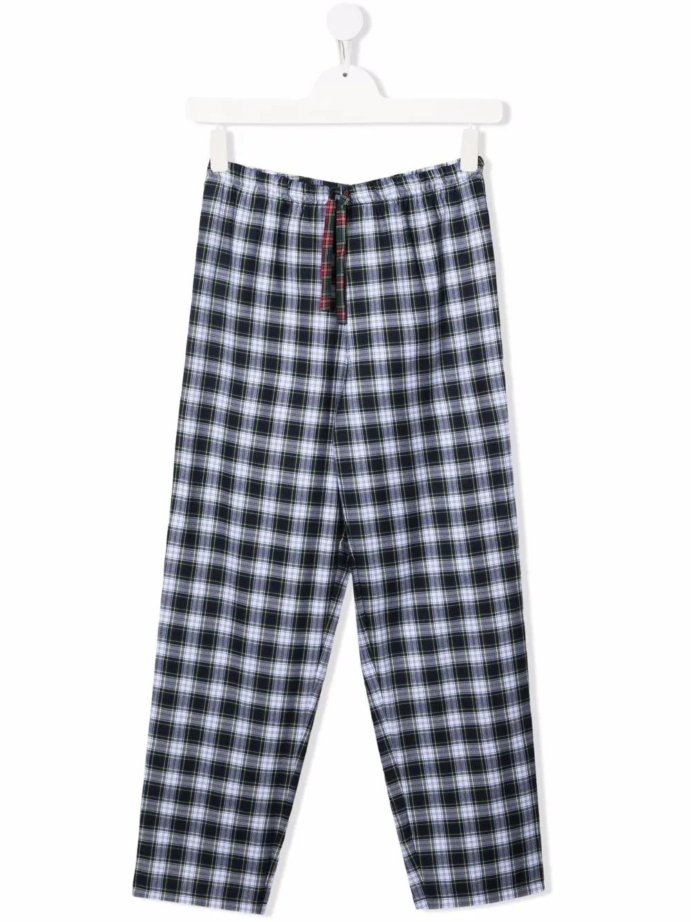 MC2 Saint Barth Kids клетчатые брюки Hypo прямого кроя