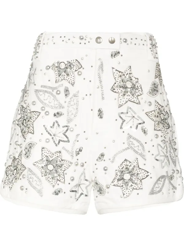 Isabel Marant sequin-embellished Belted 