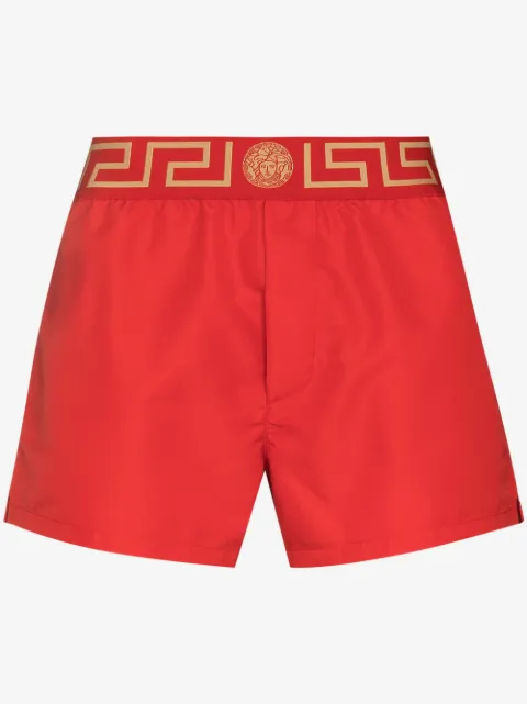 Versace shorts de playa Greca Border