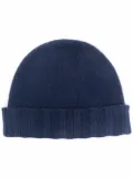 Drumohr knitted cashmere beanie - Blue
