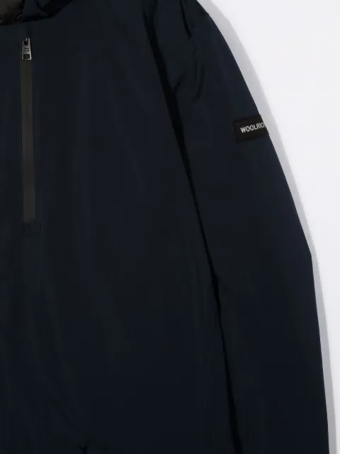 Shop Woolrich Kids concealed-front 