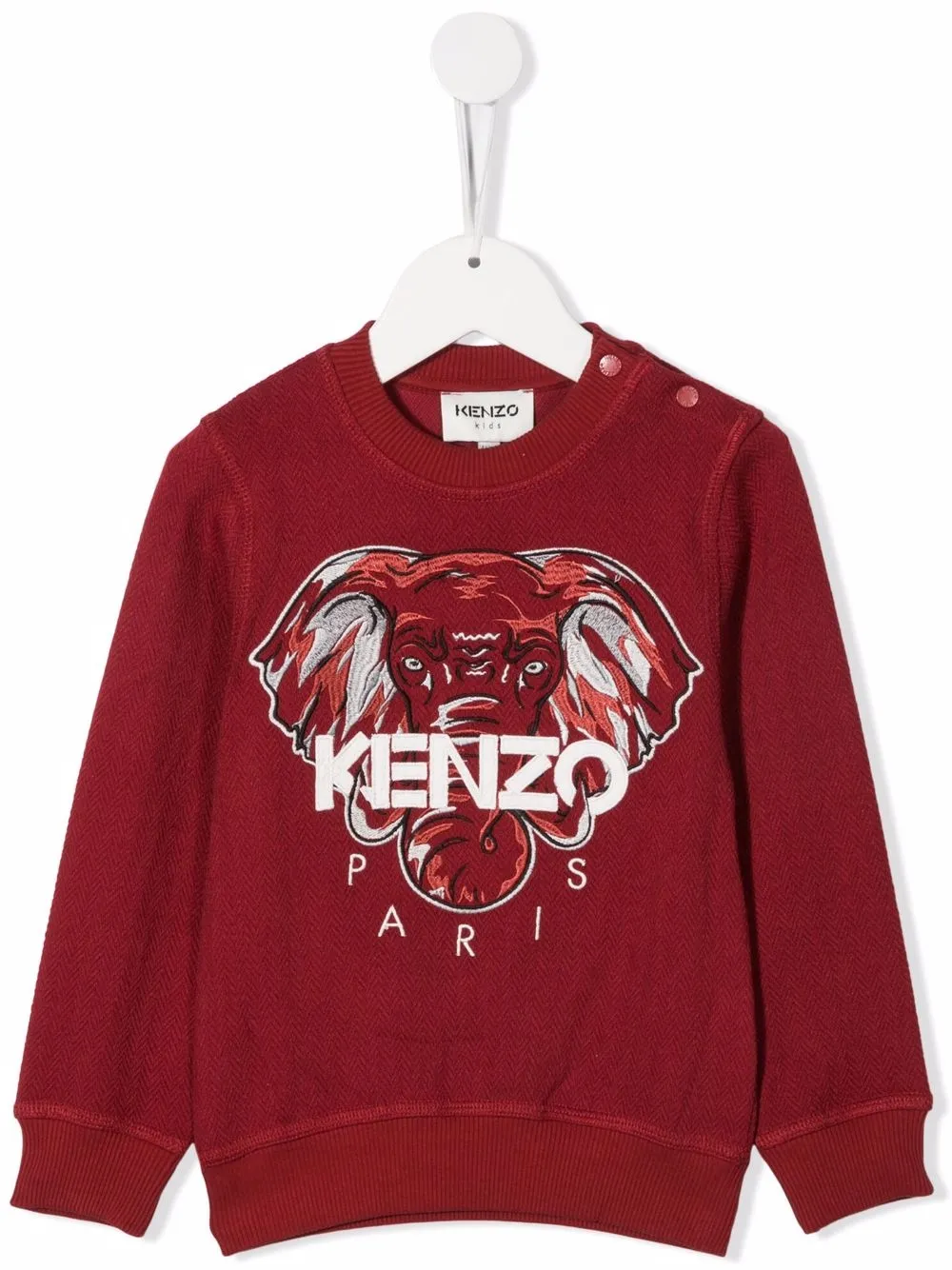 фото Kenzo kids толстовка с вышивкой